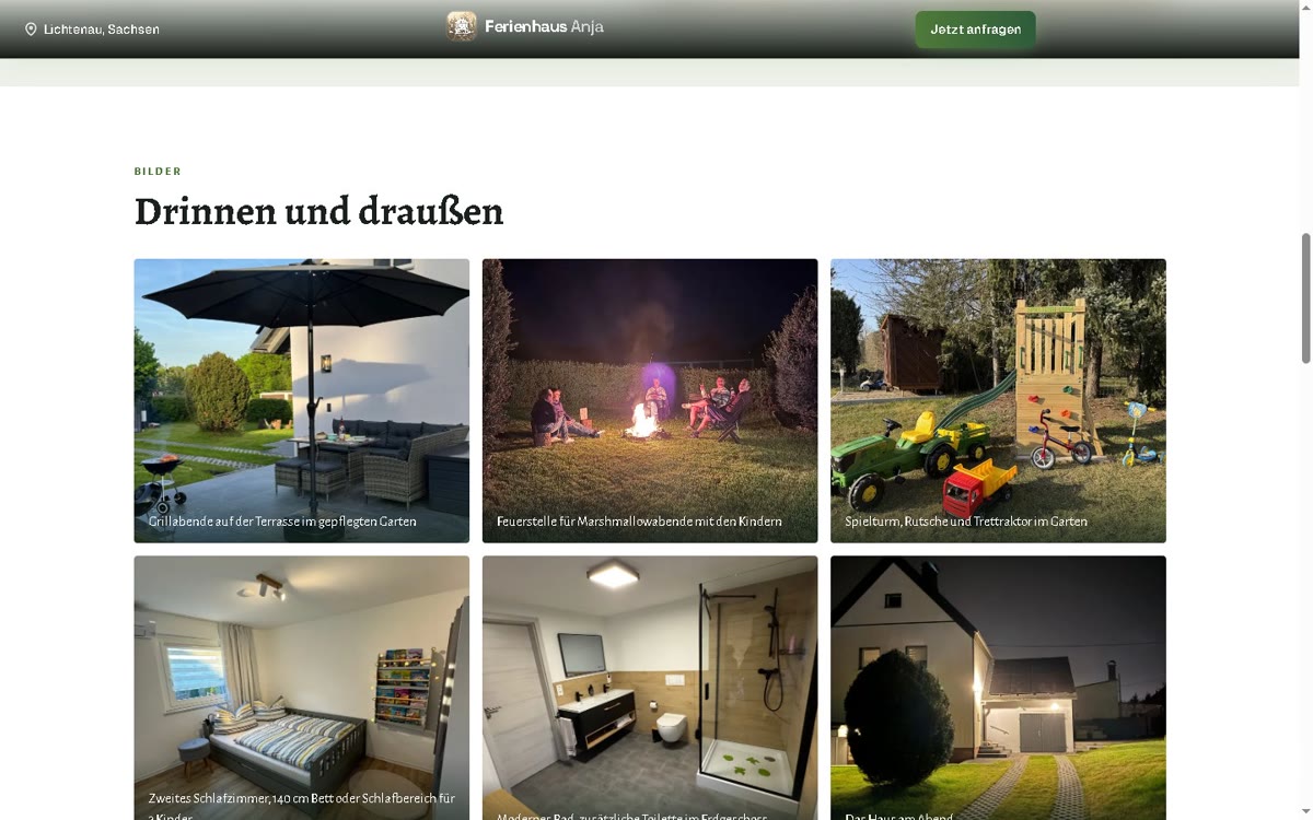 Ferienhaus Anja, Das Haus